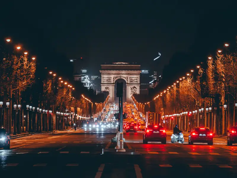 destination to paris